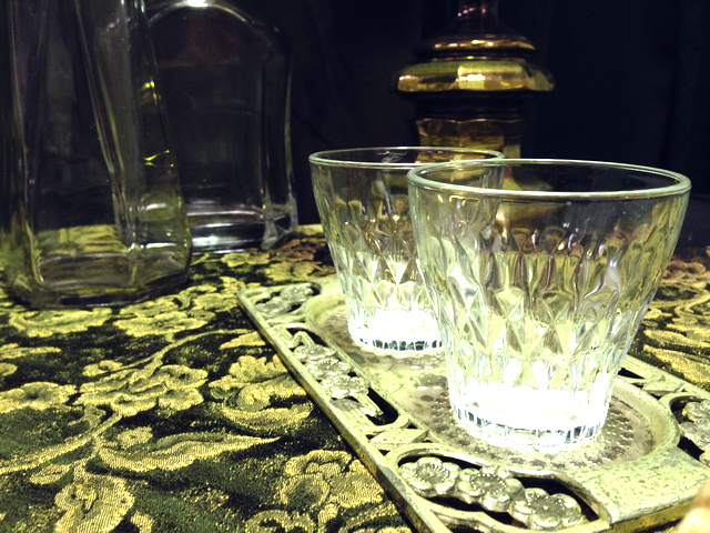 GLASSWARE, Crystal or Cut Glass - Scotch Glass Assorted